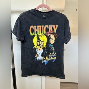 Ripple Junction Chucky and Tiffany Kids T-Shirt - Black